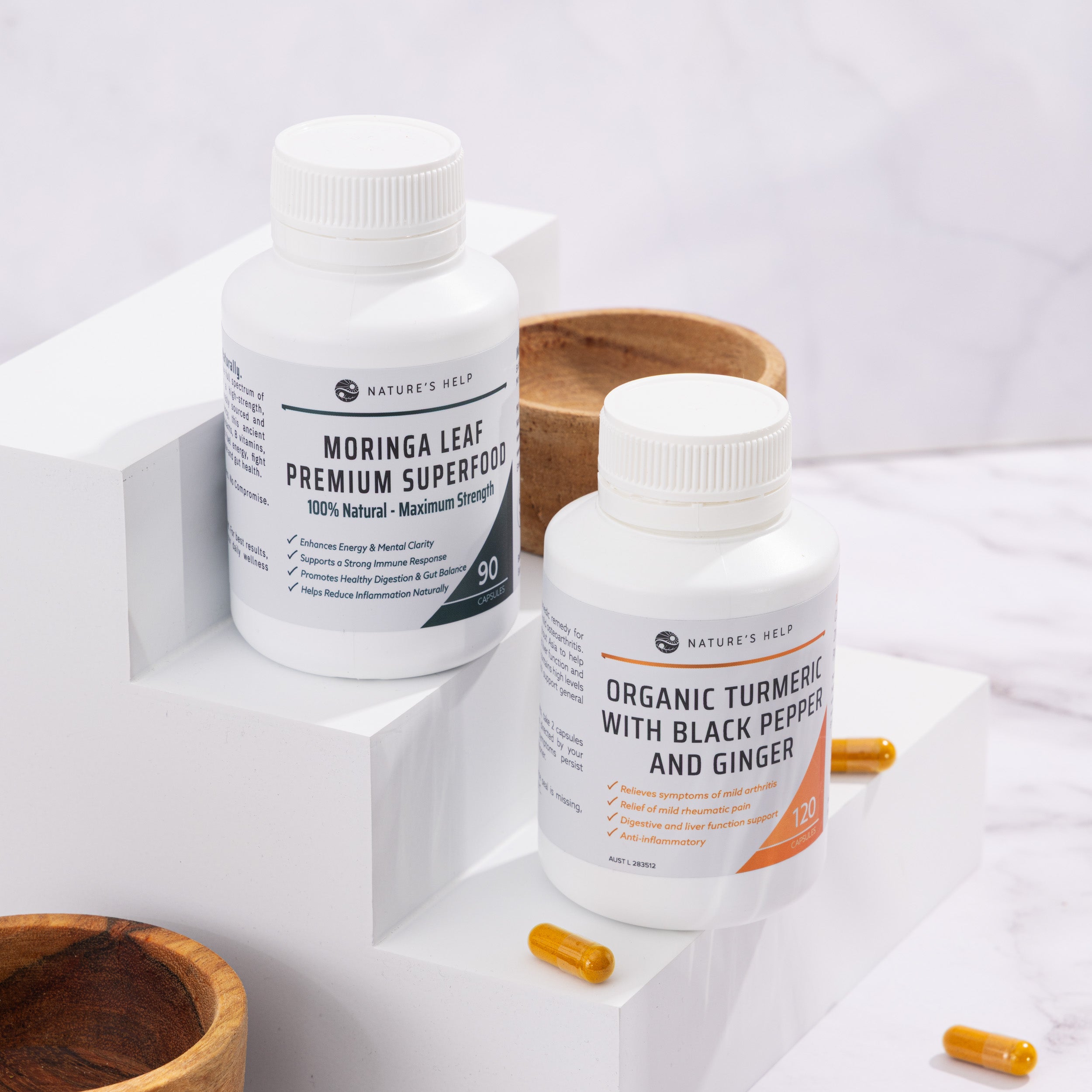 Moringa + Turmeric Anti-Inflammatory Duo