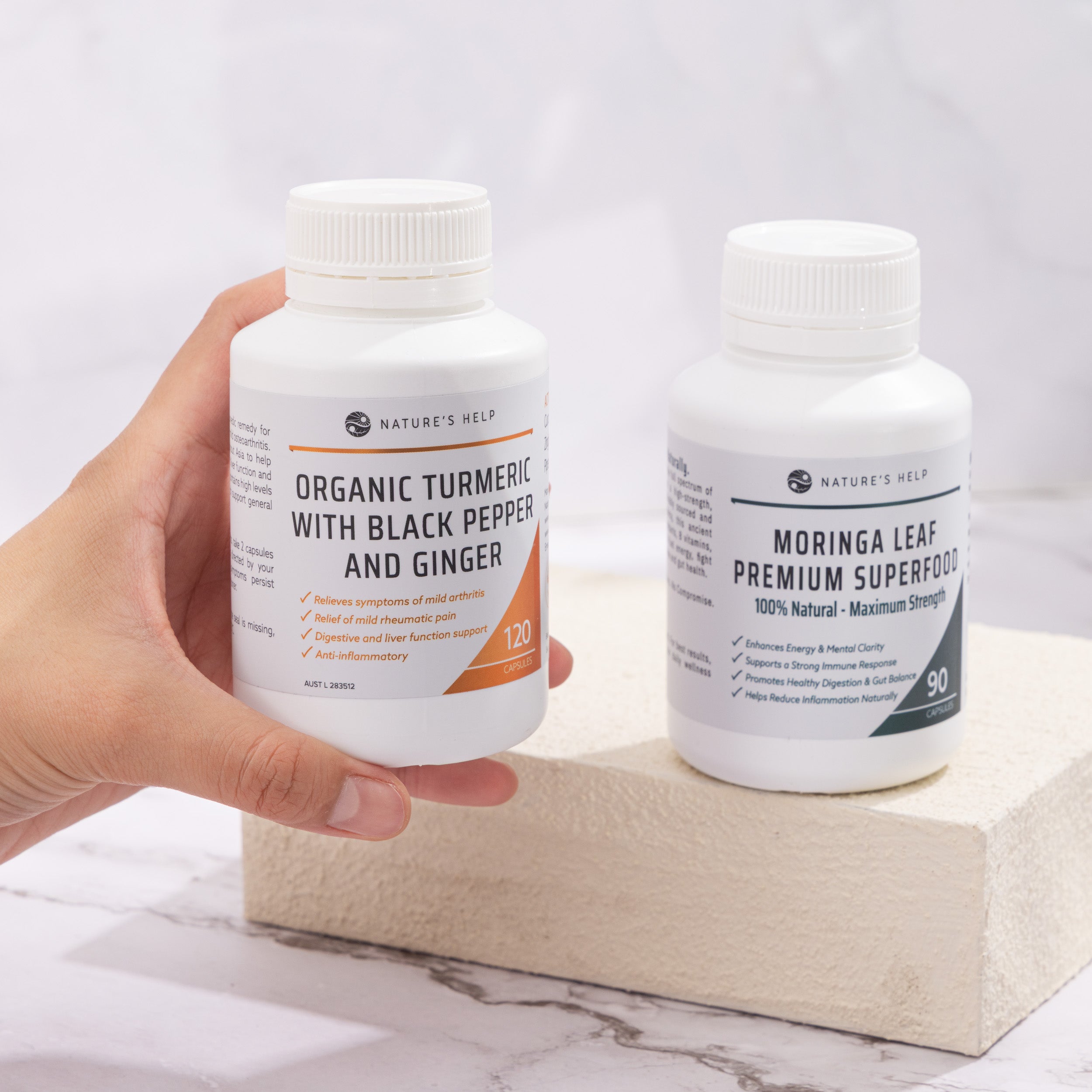 Moringa + Turmeric Anti-Inflammatory Duo